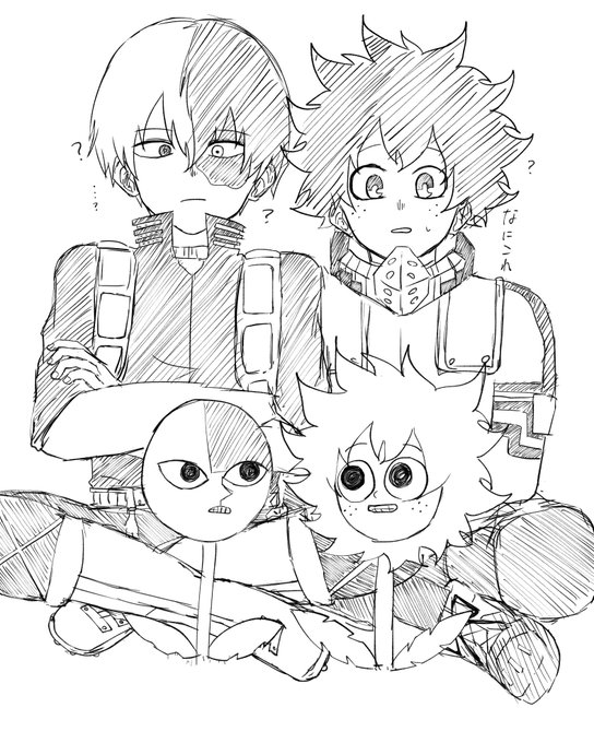 結構前に描いてた轟出のrkgk 