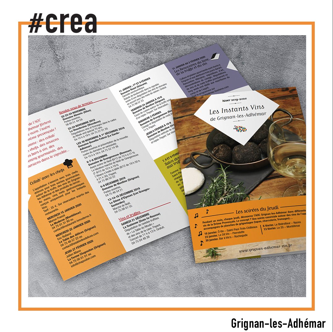 [INSTANTS VINS] Cet hiver, l’AOC <a href="/GrignanlesAdhem/">Grignan-les-Adhémar</a> vous convie à une session des Instants Vins où les vins de l’appellation se marient avec l’autre star de la Drôme provençale : la truffe noire. Miam 🍷😋

Le programme ➡️ bit.ly/LesInstantsVin…

#vin #instantsvins #edition