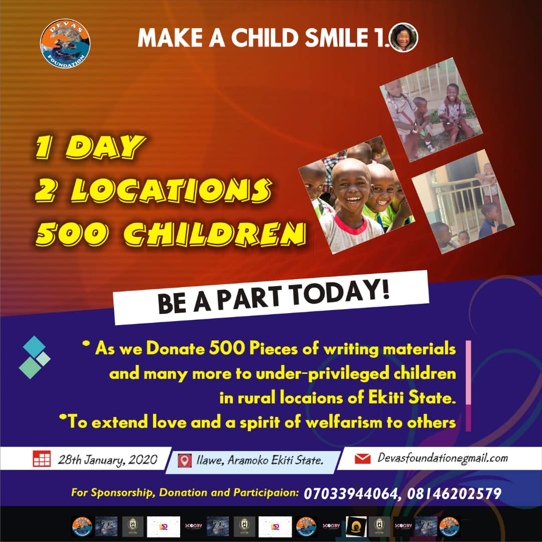DevasFoundation's tweet photo. #Ekiti
#Nigeria #MondayMotivation #MondayMorning #mondaythoughts @AYNigeriaGTS @thealexayo @wf_ennydrumz @ekitistategov #Eksu #FedpolyAdo @Bibire_1
@FUOYEnews @justiceforfuoye @Eksunews https://t.co/xjlwynUxJW