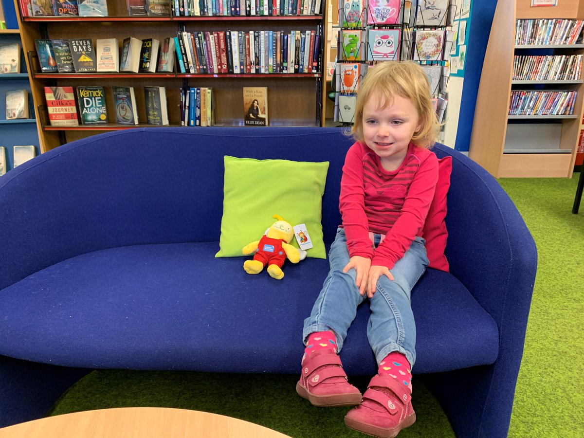 StirlingLibs's tweet photo. Sophie was got her very own Bookbug doll at Drymen library on Friday as a reward for all the books she's read! Well done Sophie!
If you would like to have your own Bookbug, all you need to do is complete the #BookbugLibraryChallenge. Ask at your local library for more details! https://t.co/sRyIonb1ws