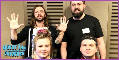 Are friends electric? The Quest Inn crew find out in this shockingly good #QuestInnPodcast tale!

Catch all the new episodes starting with this one:
thequestinn.com/e/042-its-time… @WhoIsBeauWindon <a href="/dan_thomas_ok/">Dan Thomas</a> <a href="/ThomasVFahey/">ThomasValentineFahey</a> @IndianaKiely #podcast #improv #SciFi #comedy