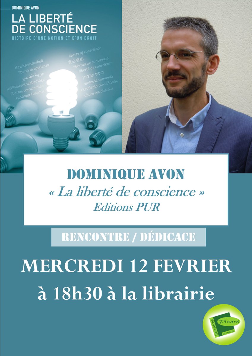 IPRA_eu's tweet photo. #SaveTheDate: Rencontre/dédicace à @LibrairieThuard au Mans le 12.02.2020 à 18:30 avec Dominique AVON. Venez nombreux! Infos : https://t.co/CI7YNfcgp7 https://t.co/qBZQFNdQwy