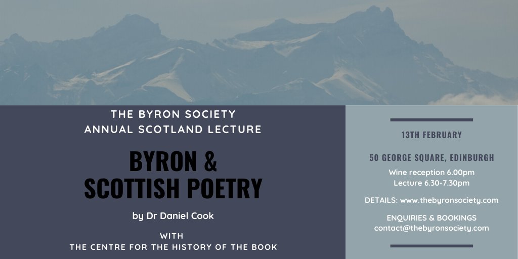 edinburghchb's tweet photo. We're proud to be hosting this talk by @drdanielcook in association with @byron_society next month.  Details here: https://t.co/BVVjVtuV0M https://t.co/TYfwfyZfs6