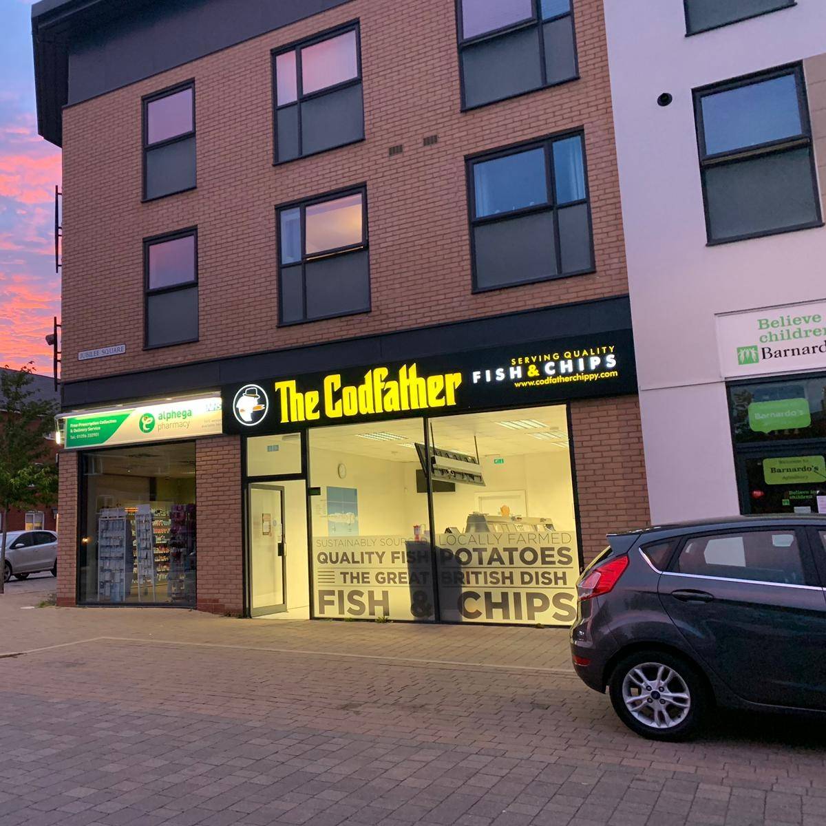 TheCodfatherAY's tweet photo. WE ARE BACK OPEN AT JUBILEE SQUARE!! 

After an exciting refurbishment, we are open for business from today! Pop in to see our new refurb and try our Fish &amp; Chips made with our all new frying range 😍🎊🤤 https://t.co/MCwGmCmLLj