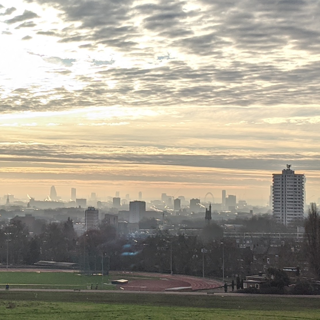 StMartinsNW5's tweet photo. Some fabulous views over London this morning from @CityCorpHeath.
Great to see @StMartinsNW5 holding its own on the skyline!
#ispystmartins. https://t.co/gaDIVxGW9t