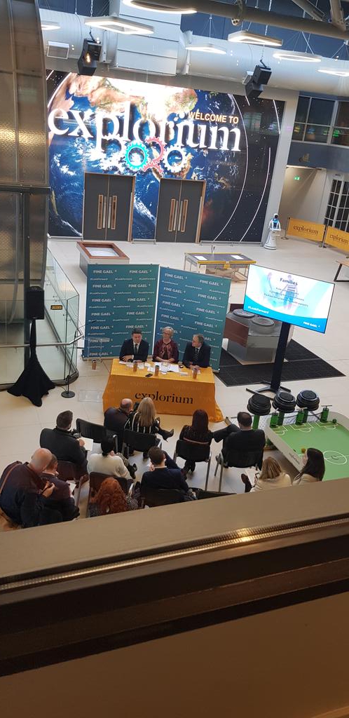 CASLTD's tweet photo. Fine Gael briefing @explorium #explorium #supporting STEM #supporting business. https://t.co/pY3xL3QvCG
