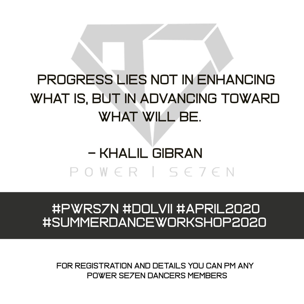 iamnotarcurjay's tweet photo. You are always a student, never a master. You have to keep moving forward.
-Conrad Hall
Letβs keep on learning, grow together and keep the passion burninβ π₯π₯
#PWRS7N #DOLVII #P7SUMMERDANCEWORKSHOP https://t.co/vbKIz1u4HA