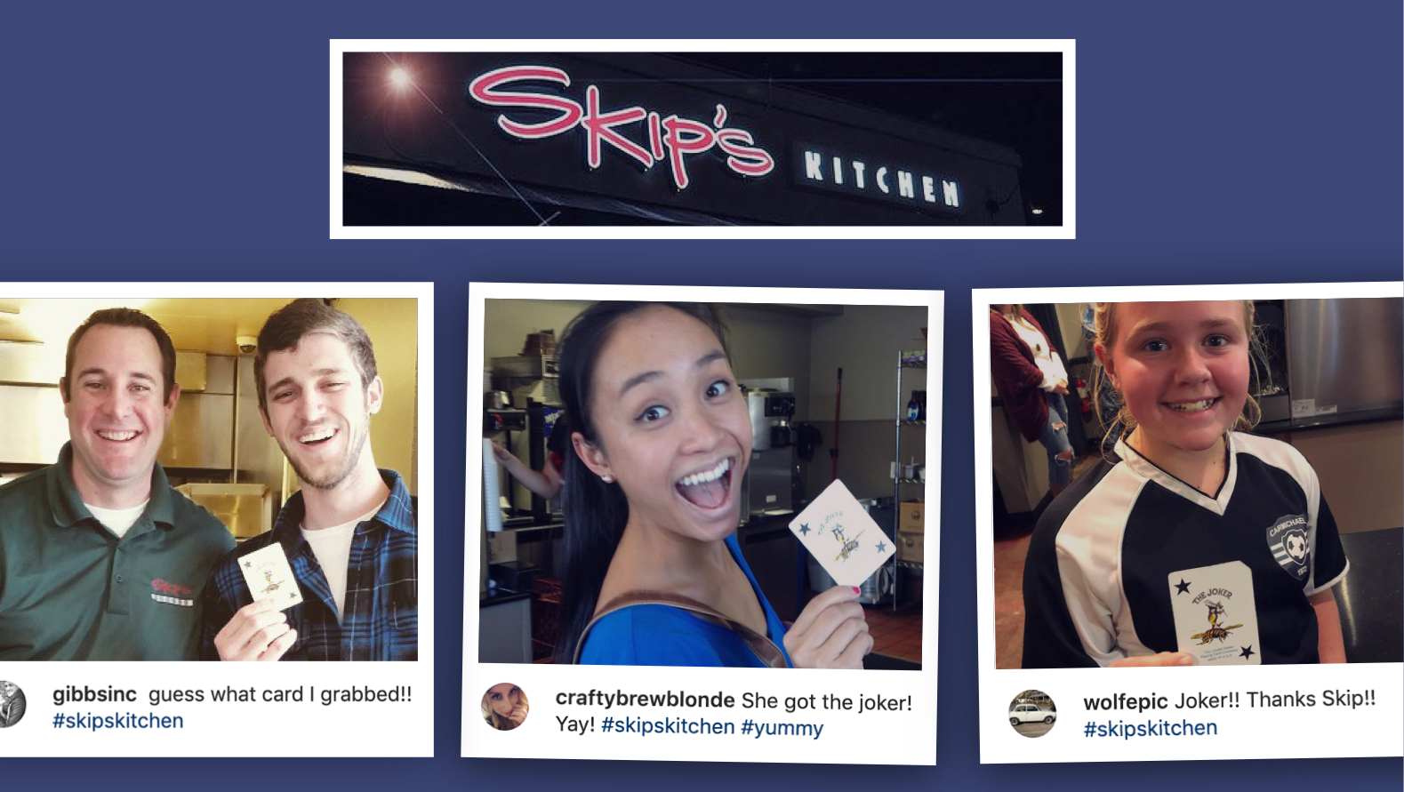 Harry S Marketing Examples On Twitter 2 Skip S Is A Classic Californian Burger Restaurant Except Just Before You Pay The Waiter Pulls Out A Deck Of Cards If You Pick The Joker Your