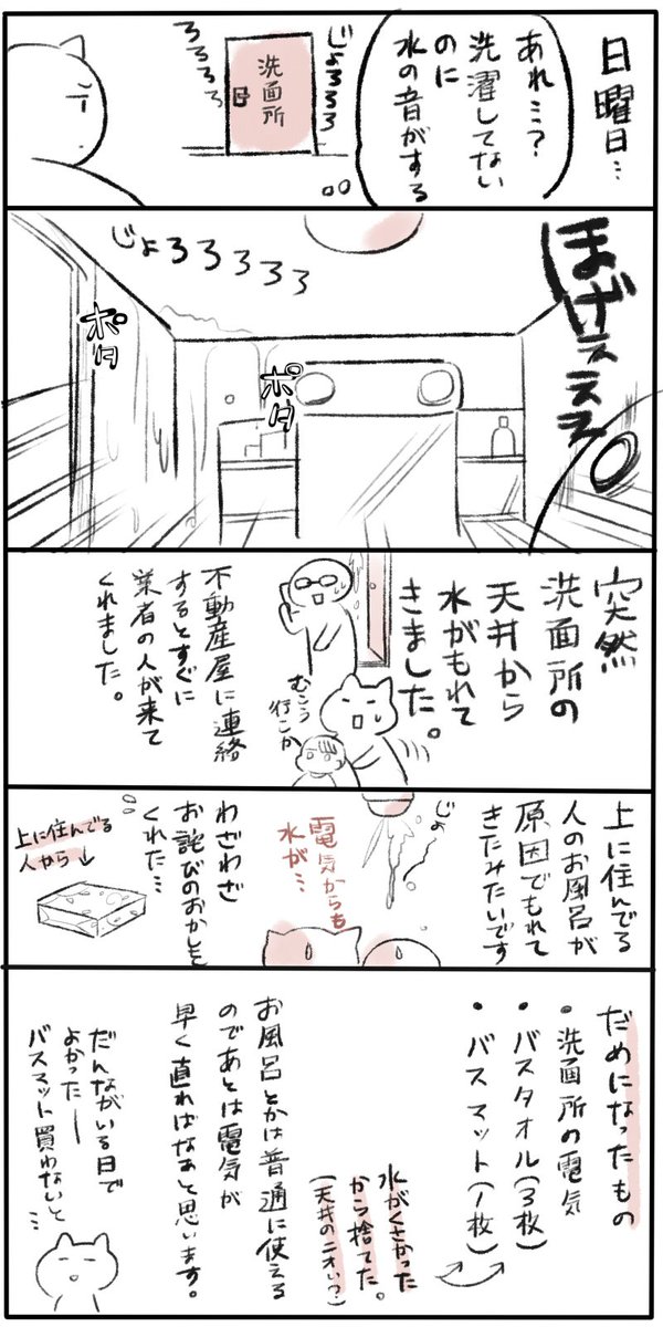 日曜に起こったおうちのトラブル

電気早く直るといいな…
#日常漫画 