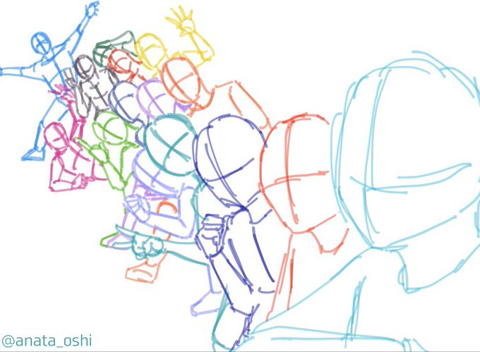 トレス素材 あなたの推しで描いてくれ Gt アイドルがよくやる決めポーズを あなたの推しで描いてくれ トレス素材のイラスト