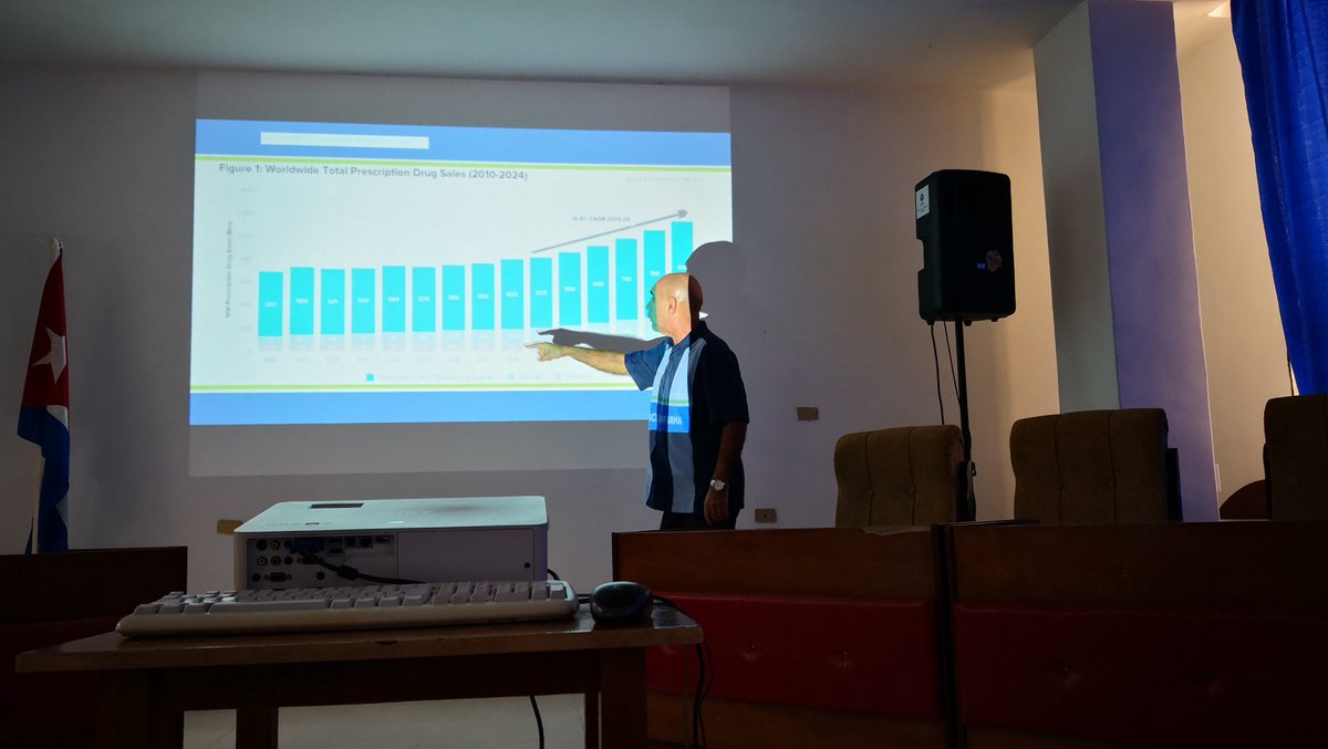 En el Consejo Científico de <a href="/BioCubaFarma/">BioCubaFarma</a> se destaca la producción científica en revistas de alto impacto y la importancia de alinear las estrategias de negocio e innovación. #VamosPorMas #SomosCuba #SomosContinuidad <a href="/DiazCanelB/">Miguel Díaz-Canel Bermúdez</a> <a href="/DrRobertoMOjeda/">Dr. Roberto Morales Ojeda</a> @EdMartBCF <a href="/RPerez31153279/">DrC. Rolando Pérez Rodríguez</a>