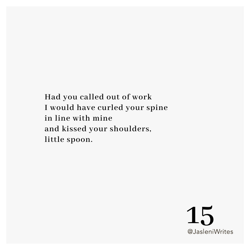 JasleniWrites's tweet photo. When you want to cuddle but he has to go to work. 💙
.
#Jasleni #jasleniwrites #writers #writerslife #poetrycommunity #writing #poetsofinstagram #writersnetwork #poet #quotes #wordporn #poems #writersblock #poem #writingcommunity #poetsofig #writersoninstagram #dominicanwriter https://t.co/FWyTY1QwZ2