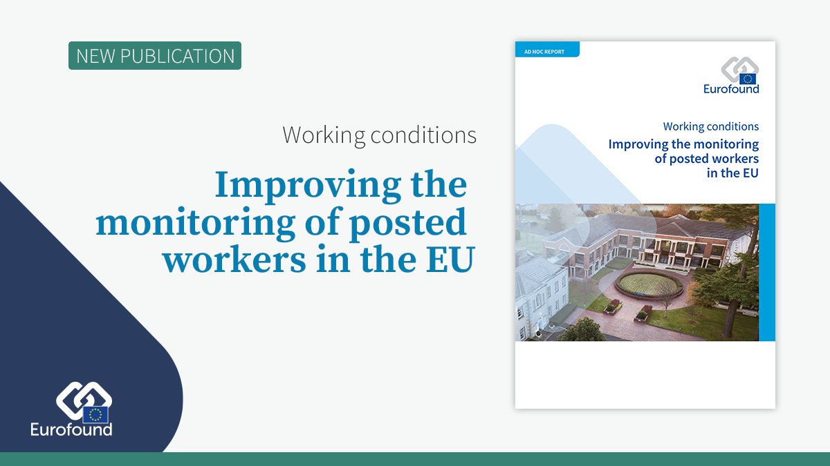 eurofound's tweet photo. ⏰📚 Just published: Improving the monitoring of posted workers in the EU https://t.co/x8vZFgjdU1 #workingconditions #postedworkers https://t.co/pOlHQM9LRx