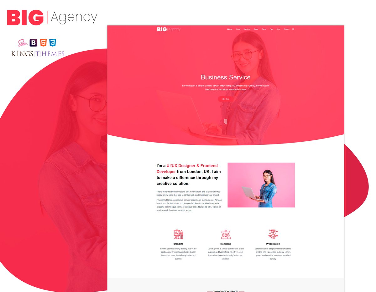Big Agency- was forged to be the best page-based business model / agency / startup landing page.

templatemonster.com/landing-page-t…

#themes #landingpage #Website  #templates  #portfolio  #agency #marketing #creative

<a href="/templatemonster/">TemplateMonster</a>
 
<a href="/EyreEllen/">temporary closed</a>