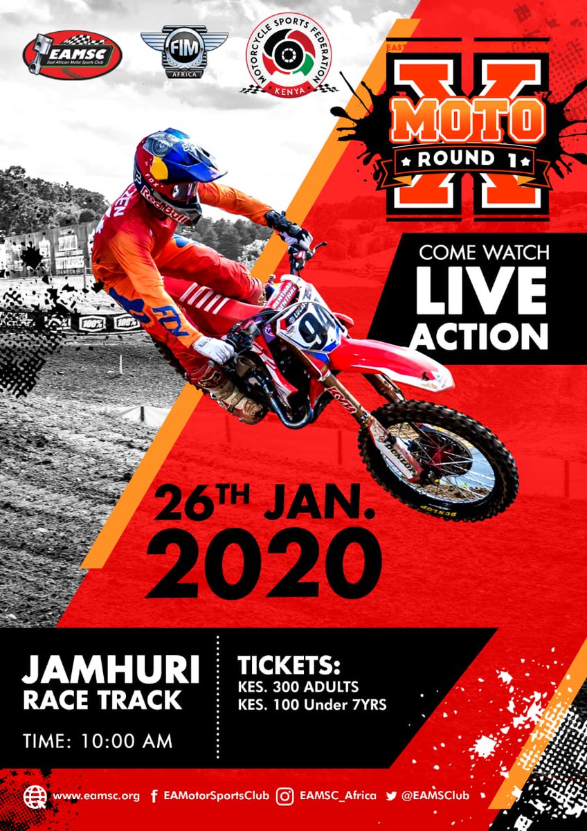 We start the season this Sunday!!! Come watch live action at Jamuhuri Race Track #motocross #ktm #FimAfrica