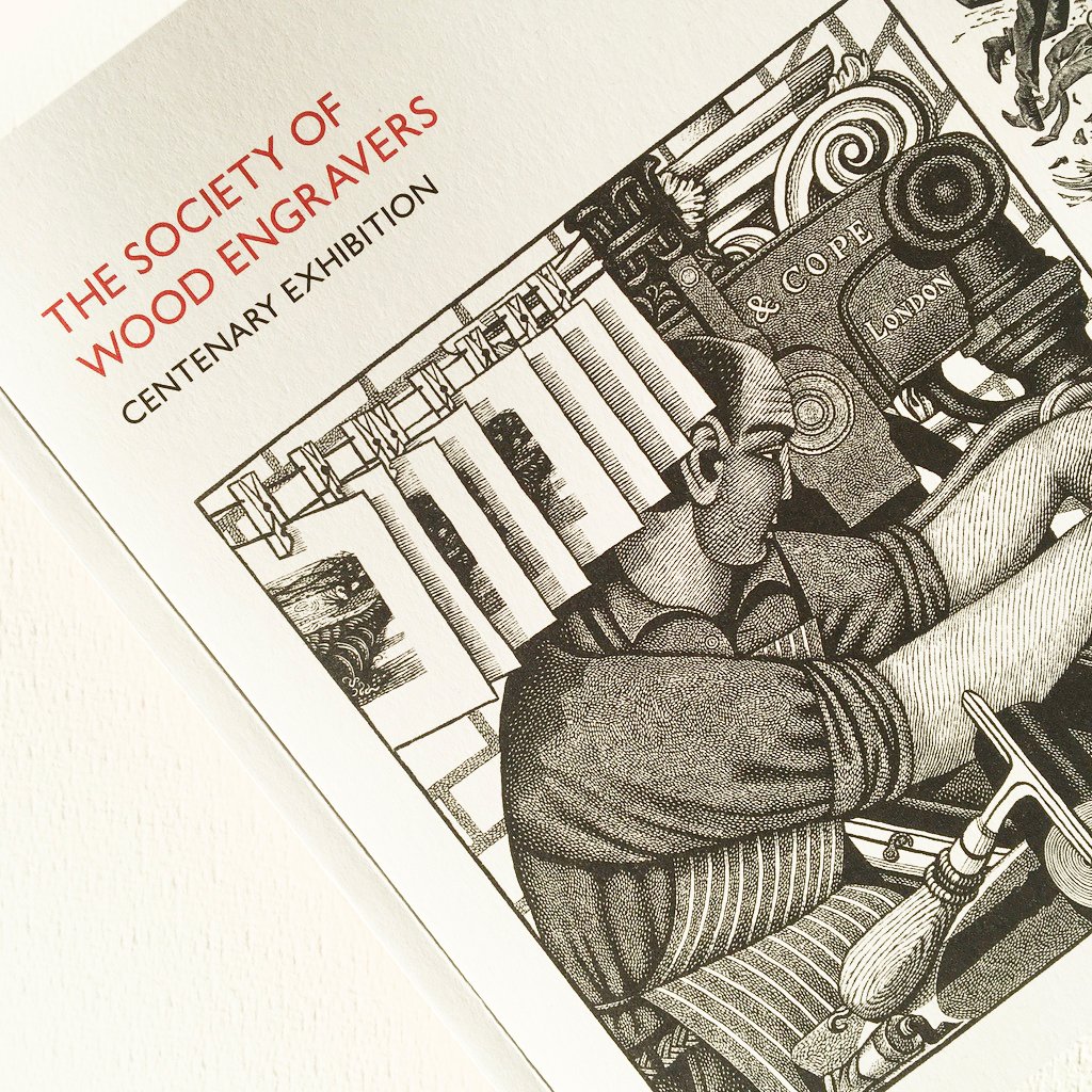 First print samples of 2020 — The Society of Wood Engravers centenary exhibition catalogue. Beautifully printed by <a href="/OpalPrint/">Opal</a> #print #woodengraving #printmaking