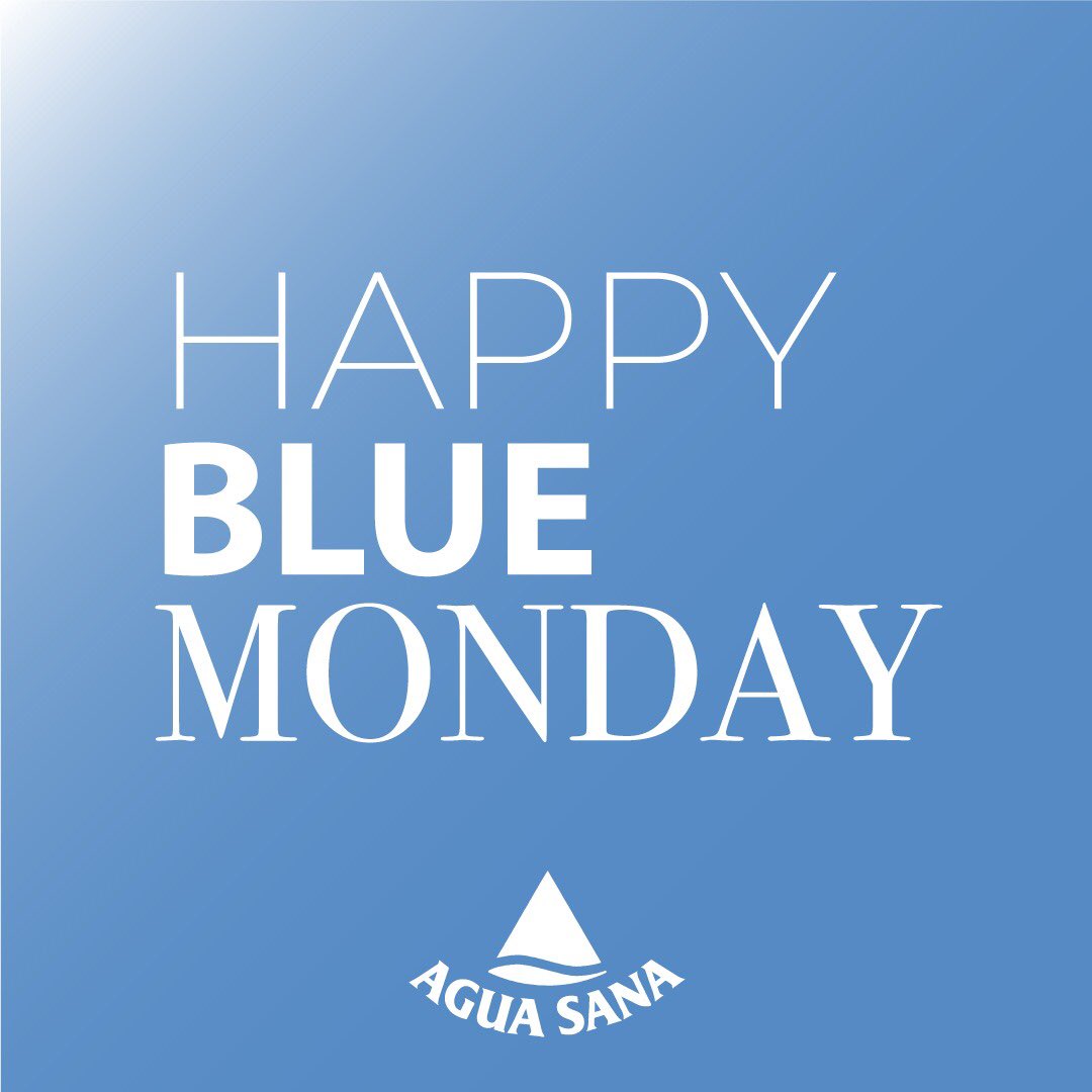 Hoy es #BlueMonday, según muchos expertos el día más triste del año . . . No sabemos si lo es realmente pero por si acaso, ¡Vamos a sacar una sonrisa a este #BlueMonday! 😄 💙.

#FelizLunes #AguaSana #Water #agua #aguamineralnatural #mineralizacionmuydebil