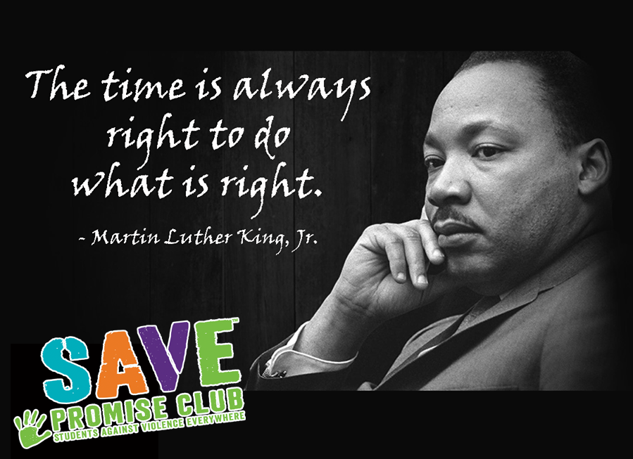 Happy Birthday Martin Luther King, Jr. Thank you for reminding us that the time is always right to do what is right. #MLK #PeaceMaker