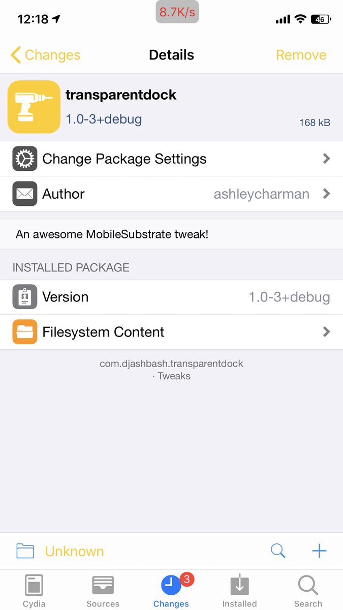 wildguyash's tweet photo. Very basic, learnt off a tutorial, but we have a start to learning to make jailbreak tweaks...
#jailbreak #tweaks #jailbreaktweaks #jailbreakdev https://t.co/ttQ4m6TuxO