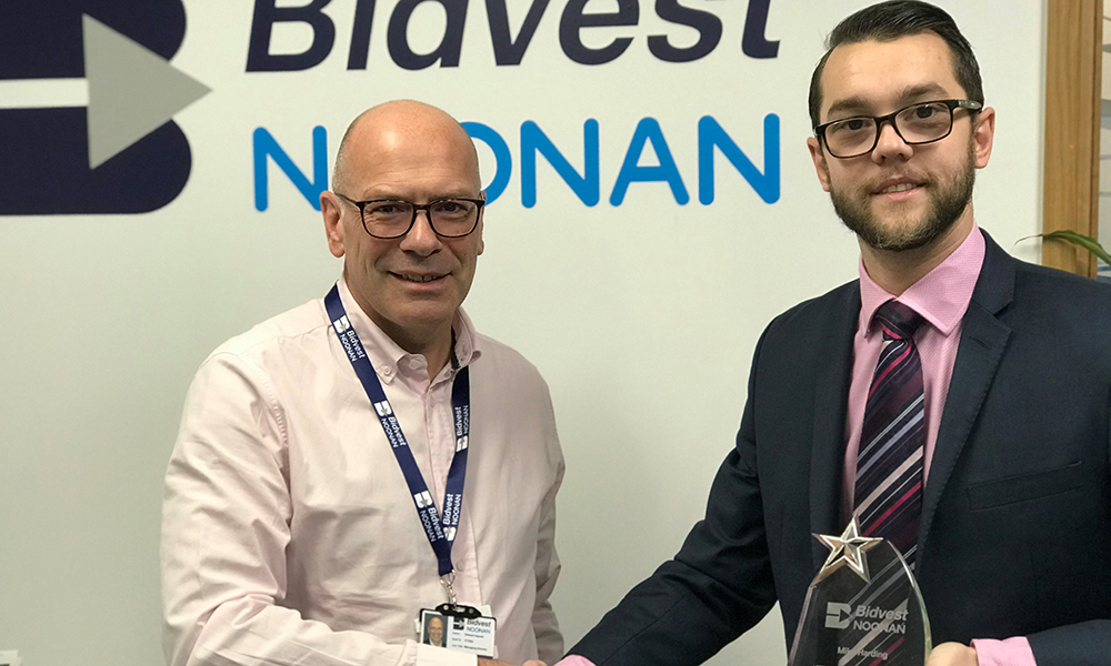Bidvest Noonan on Twitter "A huge congratulations to Mike Harding who was awarded Security