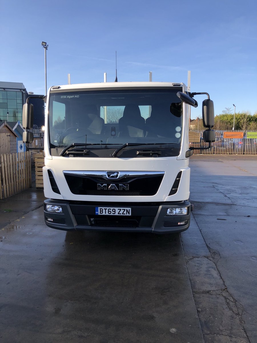 The newest addition to our fleet has just arrived from ⁦<a href="/mantruckbusuk/">MAN Truck & Bus UK</a>⁩ awaiting sign writing by Moseley Signs Coventry #shoplocal