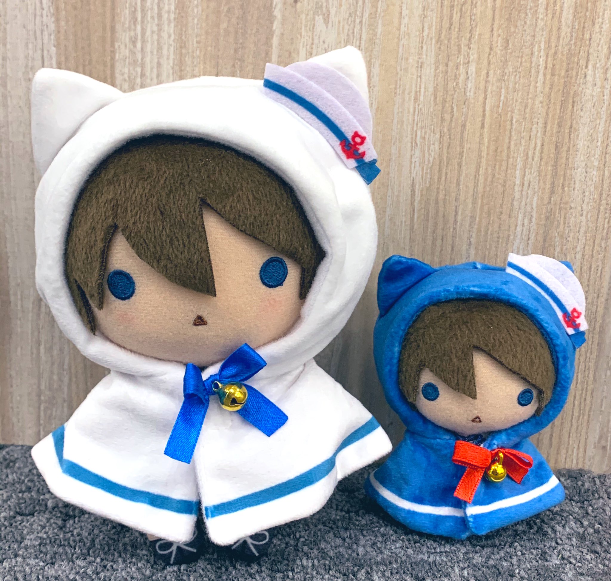 Proof Original Proofオリジナル新商品 おおきい ねこさんのケープ マリンスタイル 上代 700円 税抜 ぬいぐるみなどに着せられるおおきいねこさんのケープのマリンデザインです こちらはカプセル用商品ではありません ブラインドボックス仕様