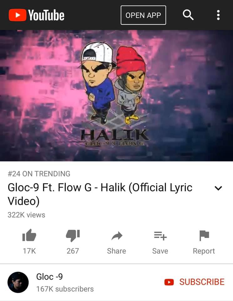 Dagdag kanta sa #Gloc9 Playlist! #RapIcon
