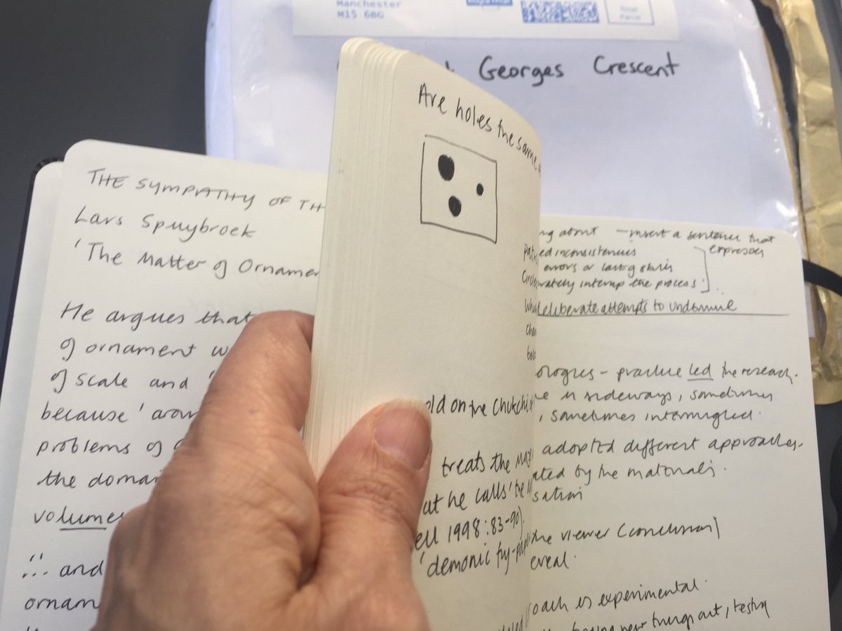 halliwellesley's tweet image. Thank you to the very kind person that returned my notebook to me! I’m delighted to have it back - thank you ⁦@MMULibrary⁩. I suspect it was you?? And also thank you to the person that handed it in. Thank goodness I’d put my address in it! #gooddeed #phdnotebook