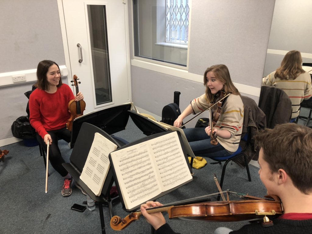 BellQuartet's tweet photo. And we’re back! Kicking off our new year rehearsals for @radlettmusic with a bit of Brahms. https://t.co/oLyMEb0cNT
