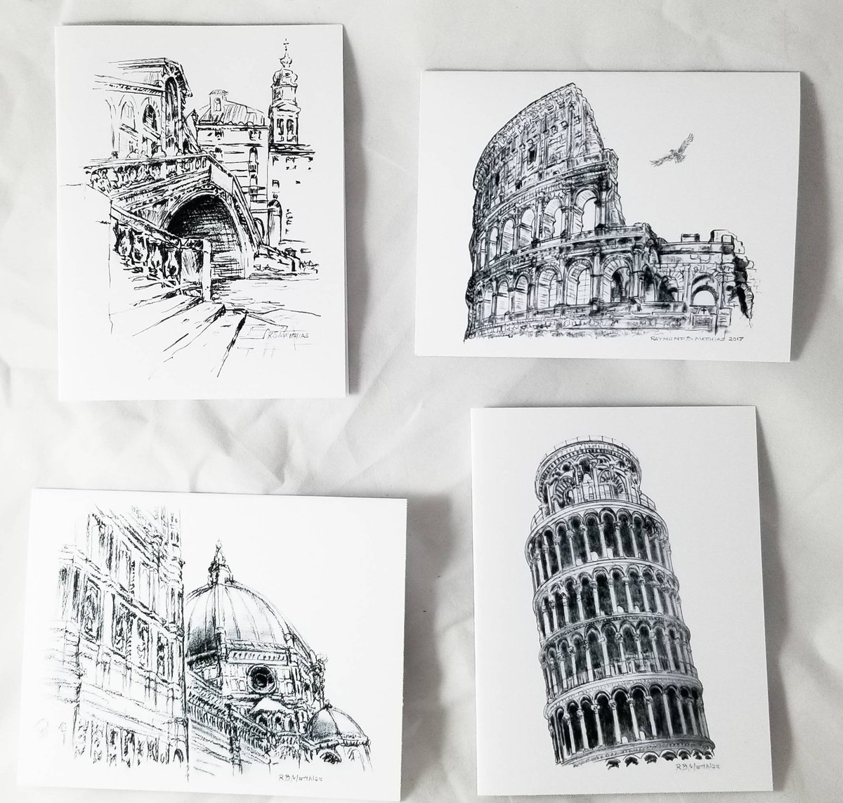 Thanks for the kind words! ★★★★★ 'perfect just what i was looking for' Joseph C. etsy.me/2G6n63p #etsy #papergoods #notecards #italianwedding #thankyoucards #invitations #stationarycards #italianart #penandink #florentineduomo