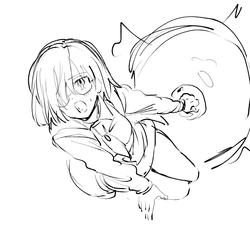 昔流行った適当な線から構図考えるやつやってみたくて結局変になった 戦闘服じゃな い か の このイラスト 昔流行った適当な線から構図考えるやつやってみたくて結局変になった 戦闘服じゃな い か の このイラスト