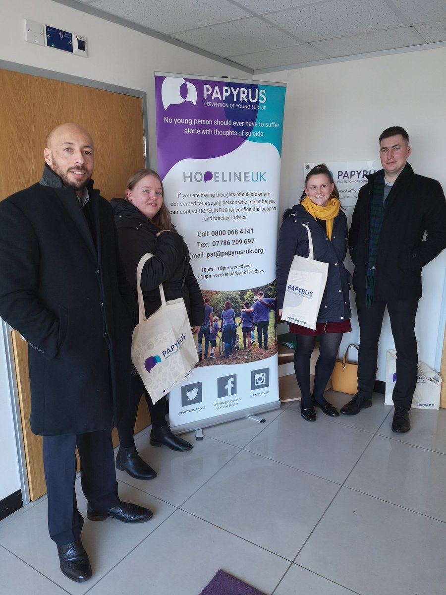 InterlinkR's tweet photo. Some of the team have been over at @PAPYRUS_tweets HQ this morning to discuss all things fundraising for the year ahead! A fantastic charity doing wonderful things to raise #SuicideAwareness and help #SuicidePrevention 💜
#fundraising #charityoftheyear #teaminterlink https://t.co/QMRnKEbsFg