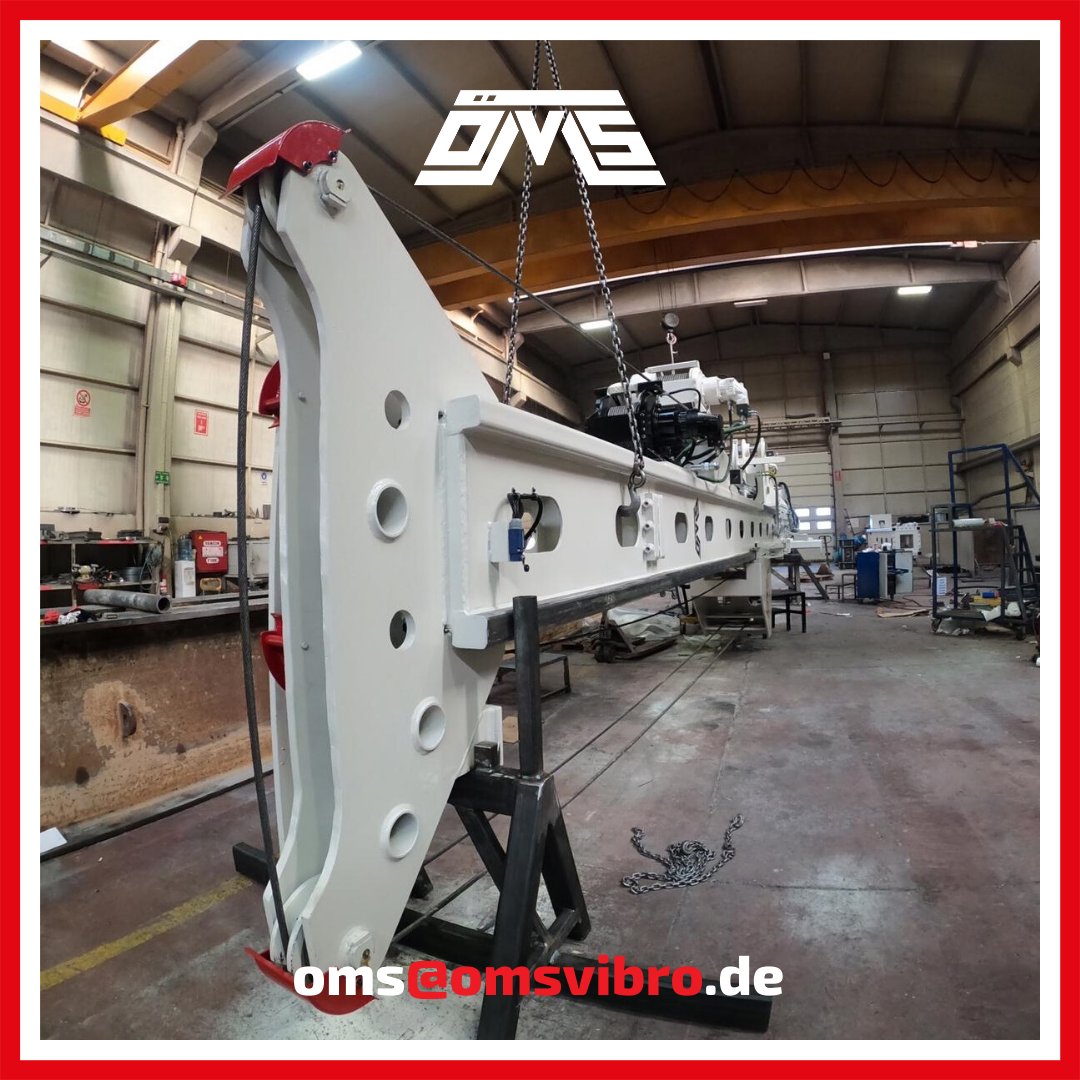 omsvibro's tweet image. The construction process of "OVF Series Vibroflotation" equipment. #groundimprovement #soilimprovement #stonecolumn #stonecolumnmethod #stonecolumnequipment #groundimprovementtechniques  #groundimprovementmachinery #vibroflotation #vibrocompaction  #vibroreplacement