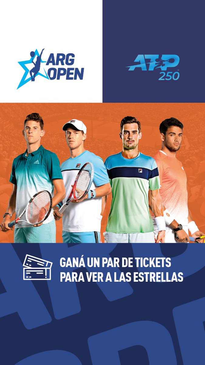 dannymiche's tweet photo. #Sorteo 4 tickets para el @ArgentinaOpen (1 par para cada ganador):

2 martes 11/2 (todo el día) 2 miércoles 12/2 (noche)

Solo tenes que seguirme y hacer un RT (no repetir).

Cierre y sorteo: lunes 27/1

#ARGOPEN https://t.co/zfTUBdod0o
