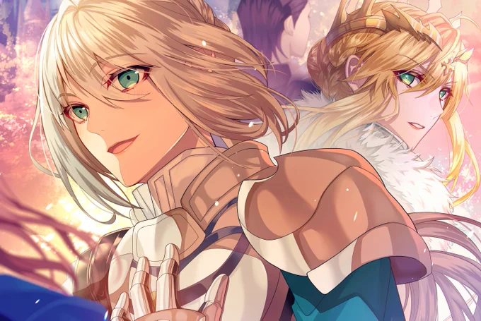 一迅社様(
@DNAmc2012
)より1月27日発売
『Fate/Grand Order コミックアンソロジー With you 2』にてイラスト描かせていただきました!
ずっと好きな作品でお声掛けいただいてとても嬉しいです!思い出深い6章の主従を制作できて幸せでした。
 
