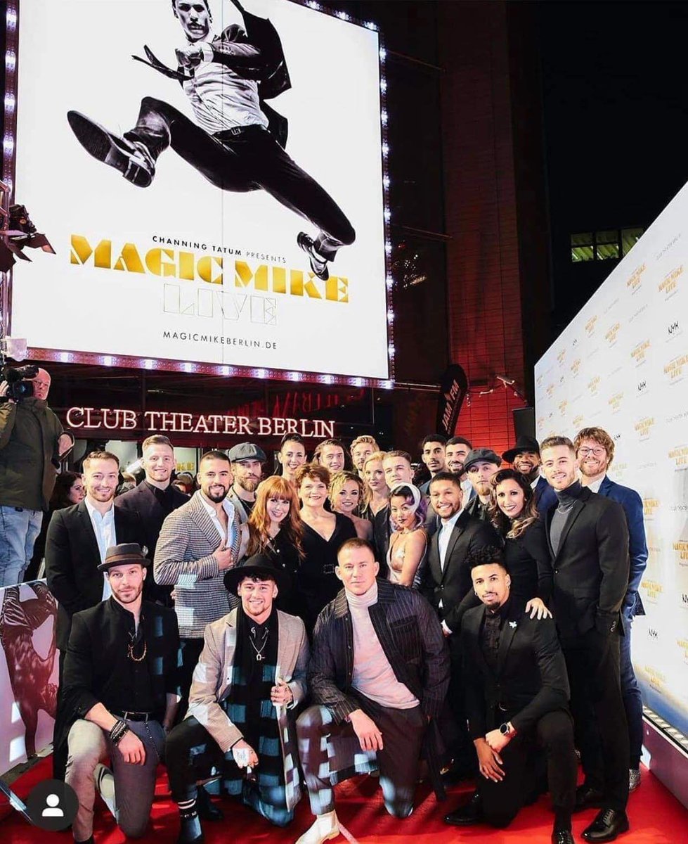 maddcollege's tweet photo. We love these photos of @Schoie1995 and the #MagicMikeLiveBerlin cast after its PREMIERE last week! 

Fab to see Phil’s friends and fellow #maddalumni @ZosieJenks and @george_metcalfe out in Berlin supporting him too! 

Good luck with the contract Phil! https://t.co/z2kbpysXZh