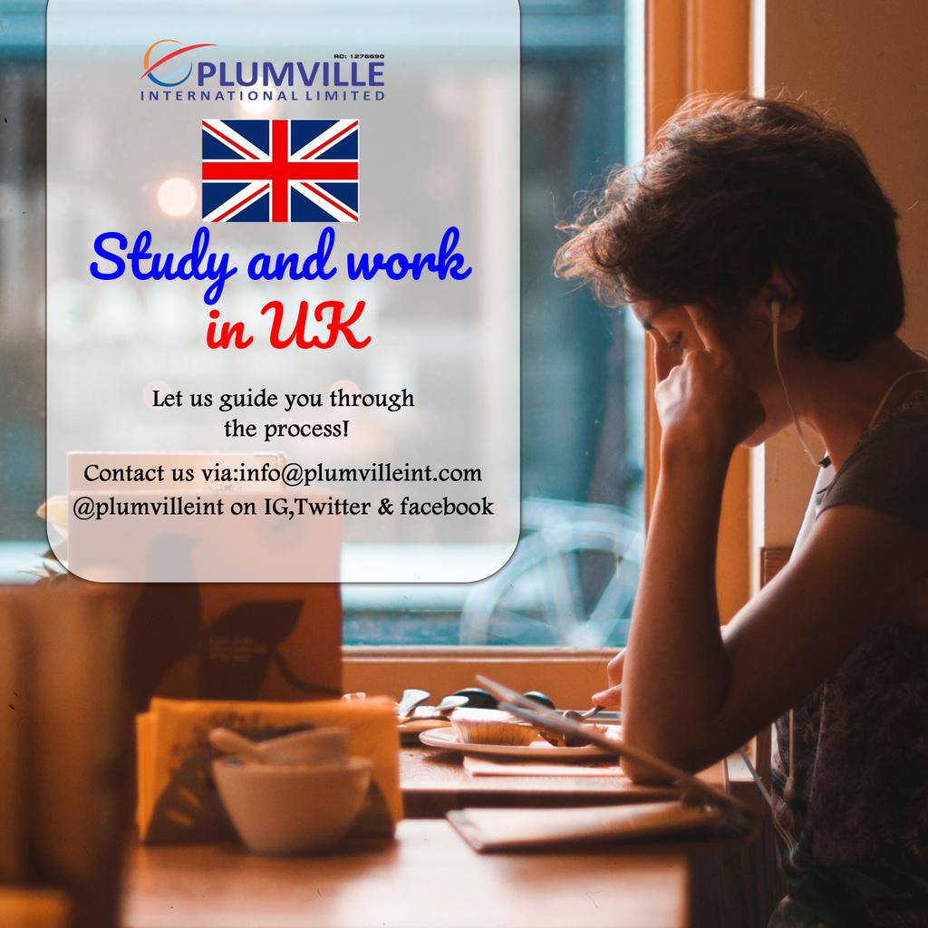 PLUMVILLEint's tweet photo. Interested in studying at world class institutions in UK, taking new culture, getting globally recognized degree, increase your career prospects
Get in touch, let's make your dream a reality
#LasuFreshers #Supergirl #studyabroad #studyideas #Students #plumvilleint https://t.co/VlWS5ghZD7