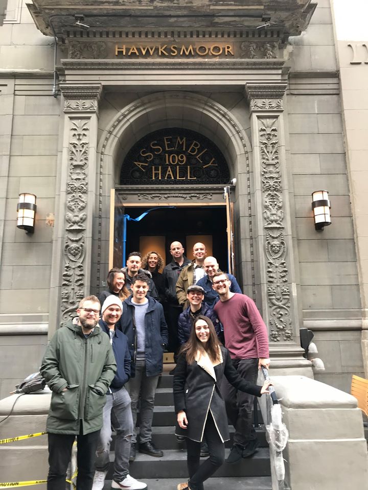 HawksmoorGroup's tweet photo. Here’s our first team photo of the NYC opening team and we’re beyond excited for our impending new venture! Recruitment is well under way, so if your based in NYC &amp; have the right to work in the US, please check out: https://t.co/ouhY7DbZ4E
#WorkSomewhereAwesome #HawksmoorNYC https://t.co/n8yynMztpL