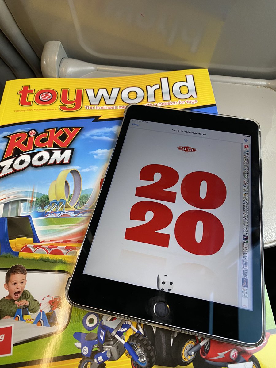 ElmerMarketing's tweet photo. London bound for @toyfairuk with some reading material for the train. February issue of @toyworldmag came through the door just as I was leaving! #toyfair2020 https://t.co/9cwaGW9NDD