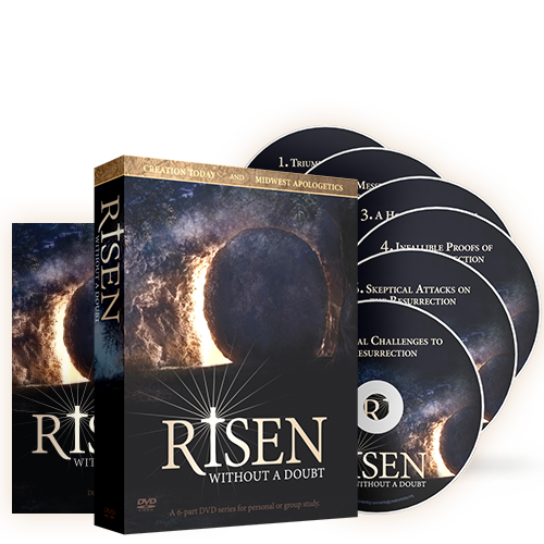creationstore's tweet photo. Can we KNOW that Jesus rose from the tomb? YES WE CAN!
Risen Without a Doubt (DVD series)
Different and deeper than anything you have ever studied on the subject, Risen Without a Doubt delves into questions you haven’t even thought to ask.
https://t.co/27p3RTyy25
#Resurrection https://t.co/7iKz2E5p53