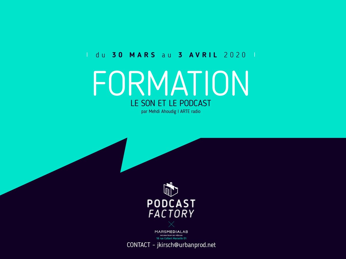 Label_PopKast's tweet photo. On te propose une formation sur le son et le #podcast.
C'est avec @mehdiahoudig.
C'est en avril.
C'est a Marseille.
C'est de la bombe. 
+ d'infos >>> https://t.co/Bl3ht4YC7F https://t.co/XPYKZgXq3j