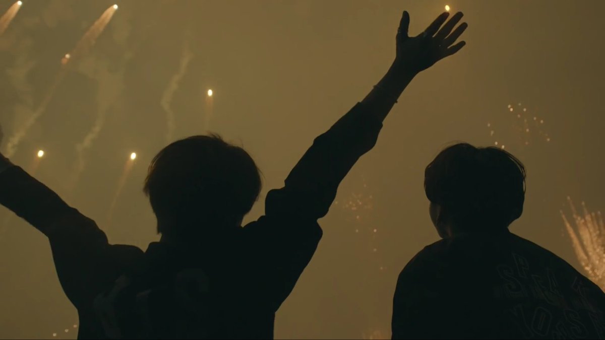 53. FireworksJikook love watching fireworks together and they made many beautiful moments like this recently. No wonder that firework nation is one of our many names.
