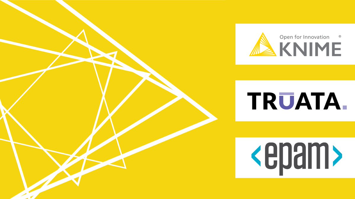 paolotamag's tweet image. Next #GuidedAnalytics #Learnathon will be in #Dublin co-hosted by @truata1 and @EPAMSYSTEMS  !
Join the event to learn how to visualize, train, optimize machine learning models via a #KNIME workflow using #autoML ! meetup.com/meetup-group-U… #DublinMeetup #datascience #opensource