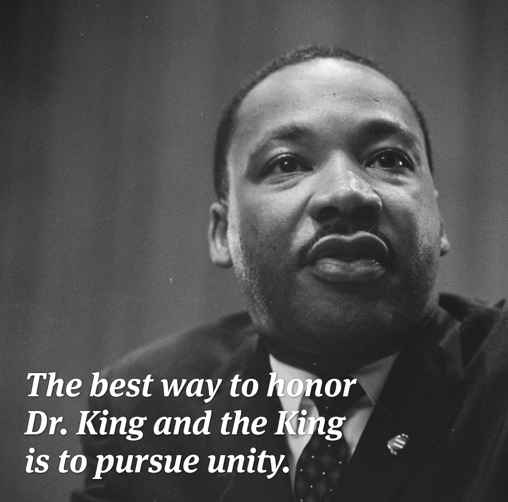 newspring's tweet photo. Dr. King vocalized something that has always been in God's heart.
#UncommonUnity
#MLKDay https://t.co/U2F3kHjFnm