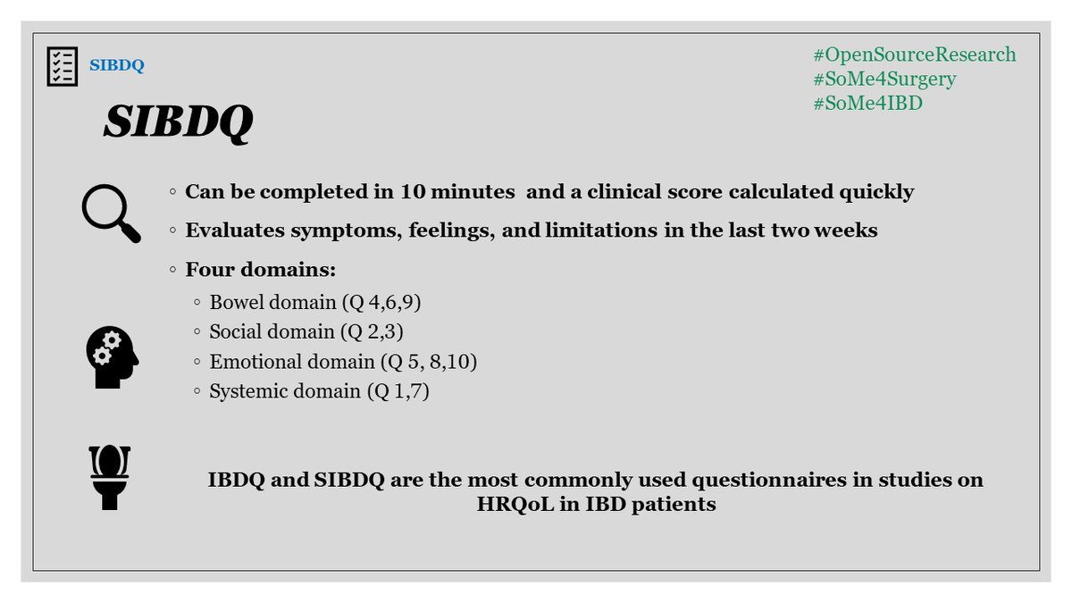 GianlucaPellino's tweet photo. #OpenSourceResearch #OSRweek2
What questions does the Short-IBDQ include?
#SIBDQ #patients #PatientExperience #PatientCare #qualityoflife #SoMe4Surgery
#Some4IBD #colorectalsurgery
@MondayNightIBD @Y_ECCO_IBD @azmina_rose
@IBD_FloMD @IA_PouchGroup
@j_rosellon @monicamillan72 https://t.co/jbobigJmR1