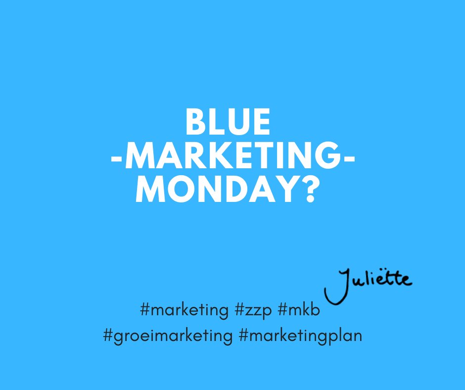 MetKleur's tweet photo. Heb je last van de Blue -Marketing- Monday? En weet je gewoon even niet welke acties je wilt doen? Of wat slim is om om nu weer op Facebook te zetten? Pffff. 

Dit overkomt je niet met een goed marketing jaarplan. Want met een marketing jaarplan weet je waar je aan wilt werken. https://t.co/ulZDkVTNu5