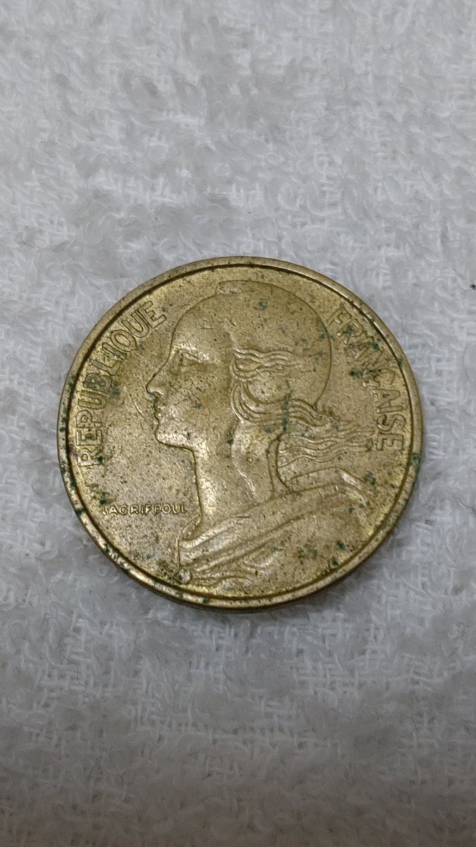 Munt Van Sonoteido Nicolaus G B 1963年発行 フランスの50サンチーム硬貨 短期間で発行終了し 1 2フランに置き換えられた 1日1古銭