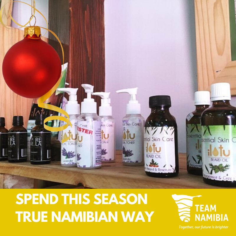 TeamNamibia's tweet photo. Which #IlotuCosmetics product/s is your to go?
Enter https://t.co/yZmxQTD2Qm Team Namibia Support Local This Festive 2019.
Terms and Conditions apply. All prizes are courtesy of different
#TeamNamibiaMembers. https://t.co/opkVGHkg8o