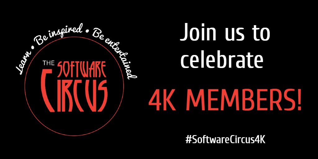 Join us to celebrate 4k members of #SoftwareCircus community! Retweet this for a chance to win "Reactive Microsystems" book by Jonas Bonér! #SoftwareCircus4k meetup.com/Software-Circu…