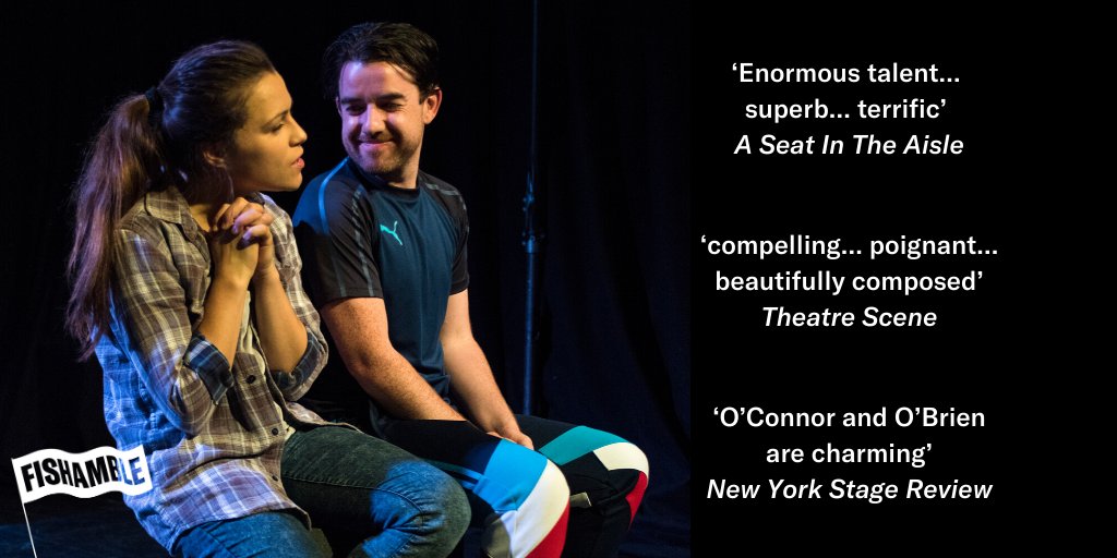 Fishamble's tweet photo. #THISWEEKWITHFISHAMBLE 

We are halfway through our New York run of MAZ AND BRICKS! 

MAZ AND BRICKS by @EvaO_Connor
Performed by Eva O'Connor &amp; @cobbler00  
Tues-Sat until 2 Feb @59E59 as part of @OriginTheatre1 #1stIrish
Supported by @culture_ireland.

https://t.co/EPP3Mjnpsf https://t.co/VKaL2DkyAn